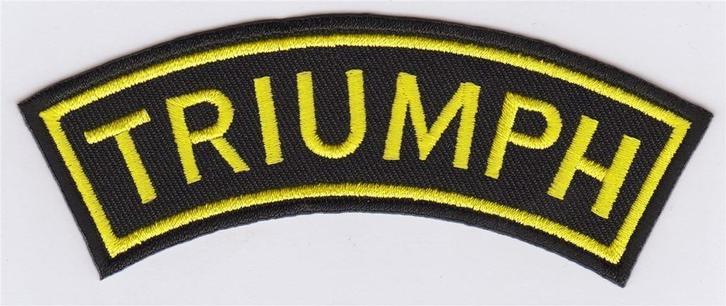 Triumph stoffen opstrijk patch embleem #17, Motoren, Accessoires | Overige, Nieuw, Verzenden