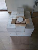 25m² Terre d'Azur wit matte hexagonale vloer/wandtegel, Doe-het-zelf en Bouw, Ophalen, Nieuw, Minder dan 20 cm, Minder dan 20 cm
