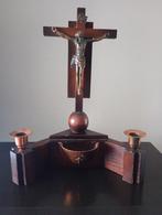 Prachtig antiek houten altaar, Antiek en Kunst, Antiek | Religieuze voorwerpen, Ophalen of Verzenden