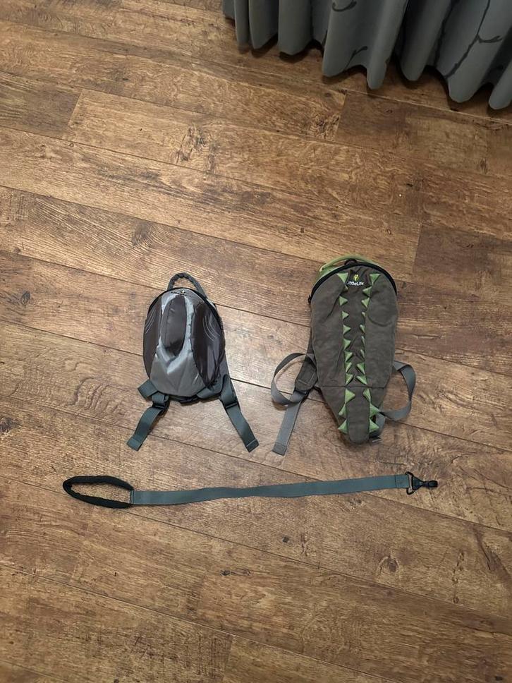 2x Littlelife krokodil en haai rugzak met 1 riem, Kinderen en Baby's, Babykleding | Overige, Ophalen