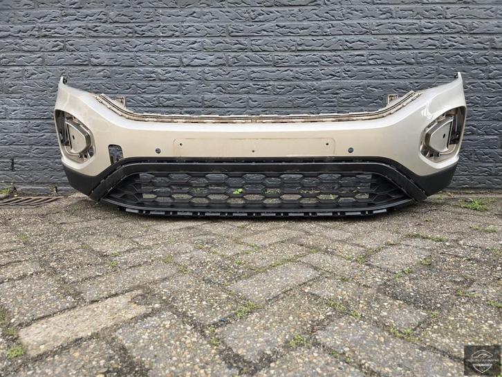 VW T-Roc Facelift 2020+ Voorbumper Bumper 6xPDC Origineel!, Auto-onderdelen, Carrosserie, Bumper, Volkswagen, Gebruikt