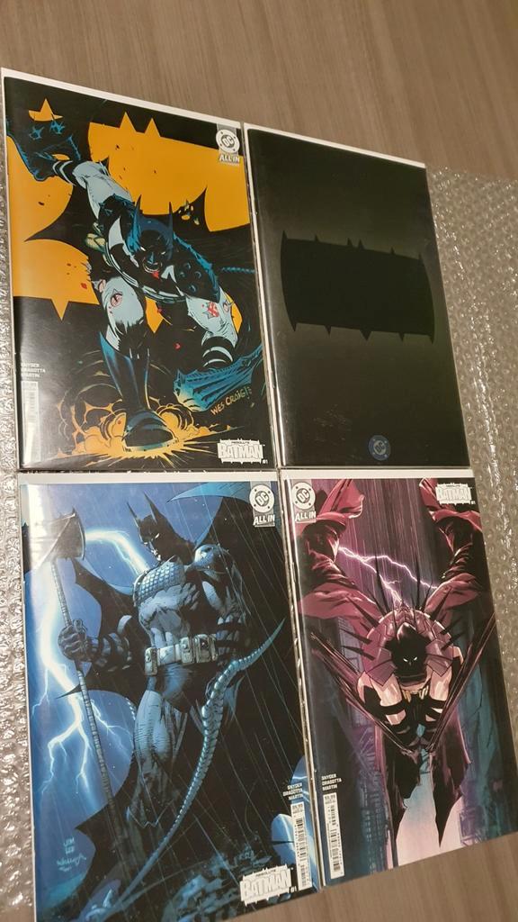 ABSOLUTE BATMAN #1 FIRST PRINT NM+ 4 VARIANTS, Verzamelen, Stripfiguren, Ophalen of Verzenden
