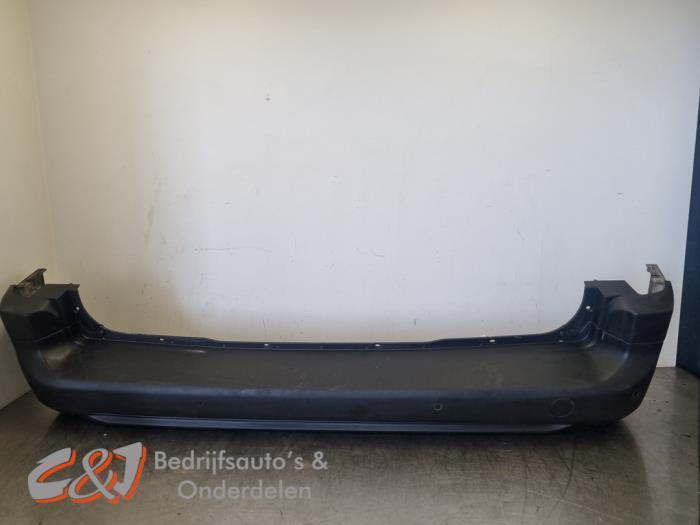 Achterbumper van een Peugeot Partner, Auto-onderdelen, Carrosserie, Bumper, Peugeot, Gebruikt, 3 maanden garantie, Ophalen of Verzenden