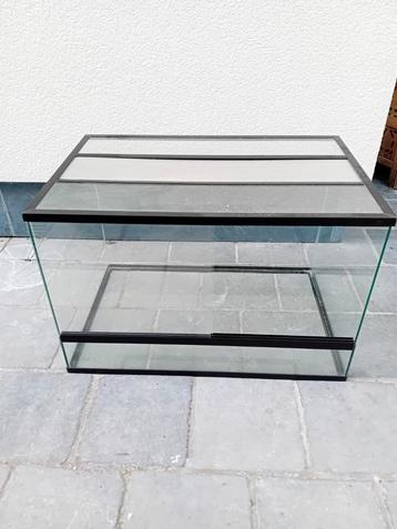 3 Terrariums 58 x 38 x 38 beschikbaar voor biedingen