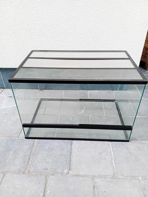 3 Terrariums 58 x 38 x 38, Dieren en Toebehoren, Reptielen en Amfibieën | Toebehoren, Zo goed als nieuw, Ophalen
