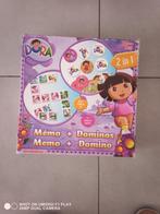 Memo+ domino Dora, Hobby en Vrije tijd, Gezelschapsspellen | Bordspellen, Een of twee spelers, Ophalen of Verzenden, Gebruikt