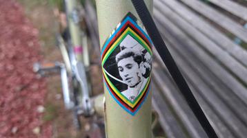 Rijklare vintage racefiets eddy merckx met nieuwe banden 10v beschikbaar voor biedingen