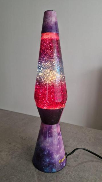 Lava Lamp - Silver Glitter, Enlèvement, Comme neuf, Verre, Moins de 50 cm