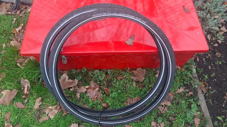 2x Schwalbe Delta Cruiser Plus buitenband fiets 28” 40-635, Vélos & Vélomoteurs, Vélos Pièces, Comme neuf, Enlèvement