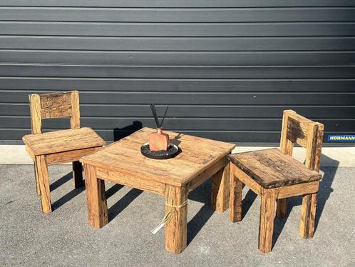TAFEL 2 STOELEN, Antiek en Kunst, Antiek | Meubels | Tafels, Ophalen