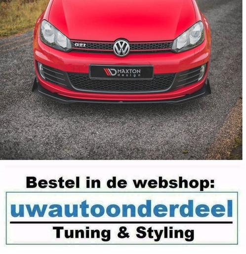 Maxton Design Volkswagen Golf 6 GTI Spoiler Lip Splitter, Auto-onderdelen, Overige Auto-onderdelen, Volkswagen, Nieuw, Ophalen of Verzenden
