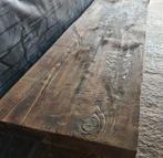Banquette et table d'appoint uniques au look ancien, Neuf, 25 à 50 cm, 150 à 200 cm, Enlèvement