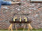 Mooi massief eiken kroonluchter, Ophalen, Gebruikt, Hout