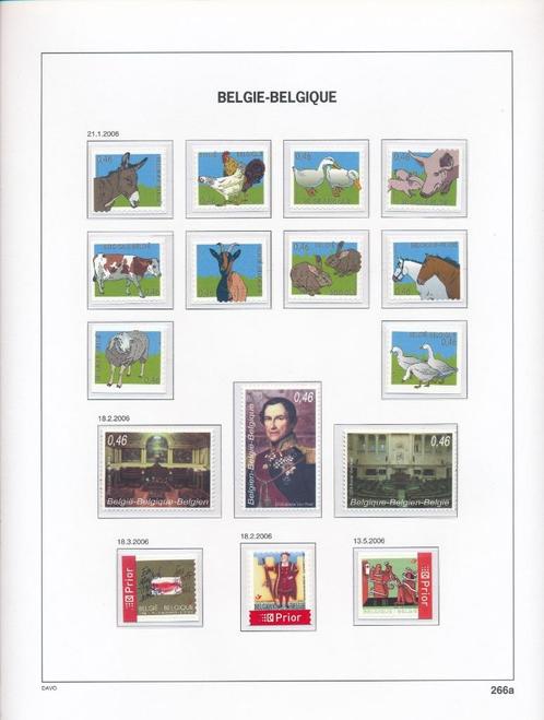 Jaar 2006 België supplement 1b, op gratis DAVO Luxe, Postzegels en Munten, Postzegels | Europa | België, Postfris, Postfris, Ophalen of Verzenden