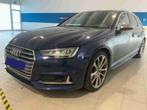 Audi S4 3.0 V6 TFSI quattro, Auto's, Automaat, Blauw, Android Auto, Leder