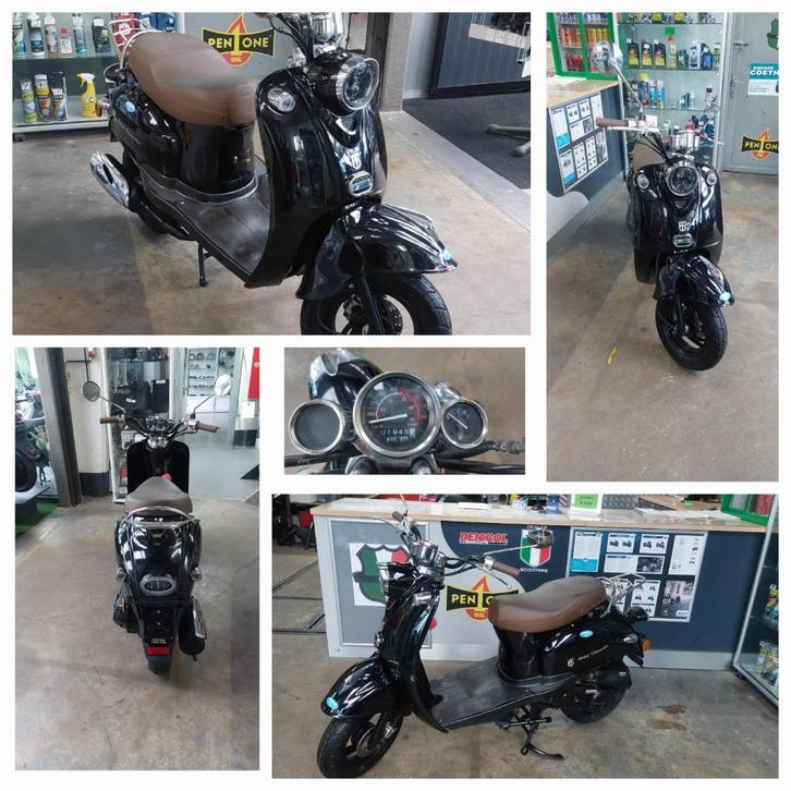 2dehands scooter btc old classic klasse A perfecte staat, Fietsen en Brommers, Scooters | Overige merken, Zo goed als nieuw, Klasse A (25 km/u)