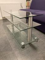 Table basse design, Comme neuf, Verre