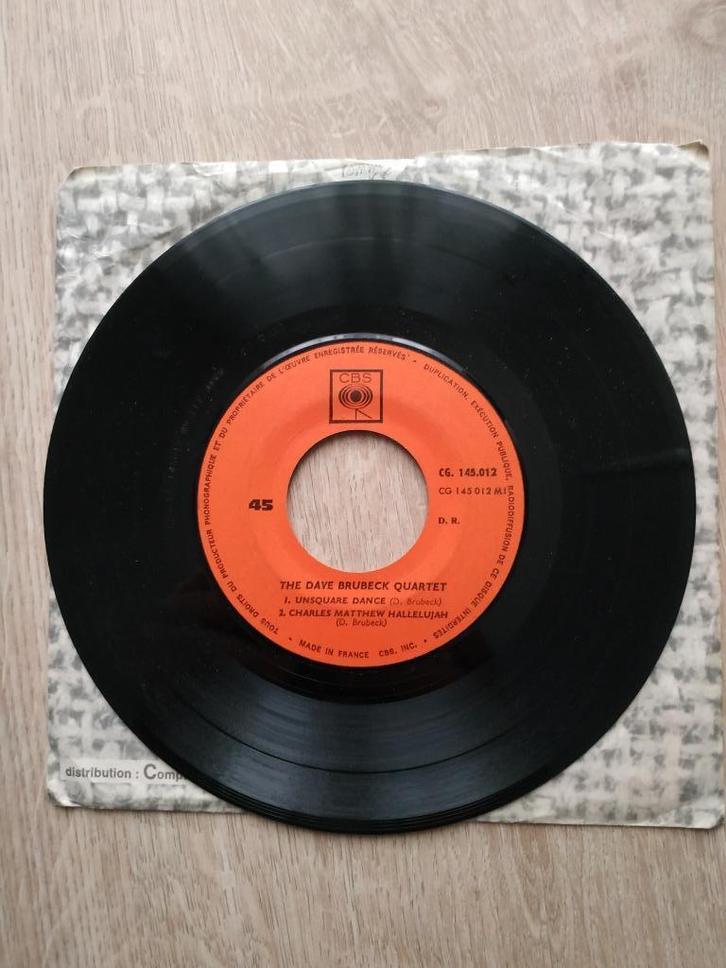 DE UNSQUARE DANCE-EP VAN DAVE BRUBECK, Cd's en Dvd's, Vinyl Singles, Zo goed als nieuw, EP, Dance, Verzenden
