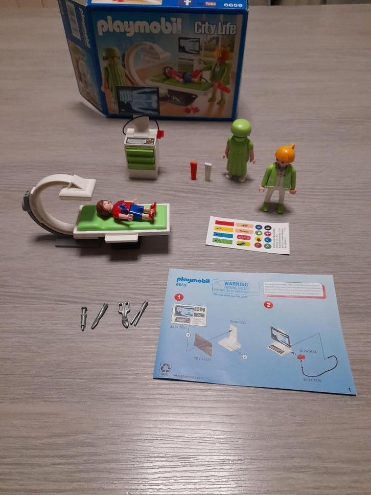 PLAYMOBIL City Life Röntgenkamer - 6659, Kinderen en Baby's, Speelgoed | Playmobil, Zo goed als nieuw, Complete set, Ophalen of Verzenden