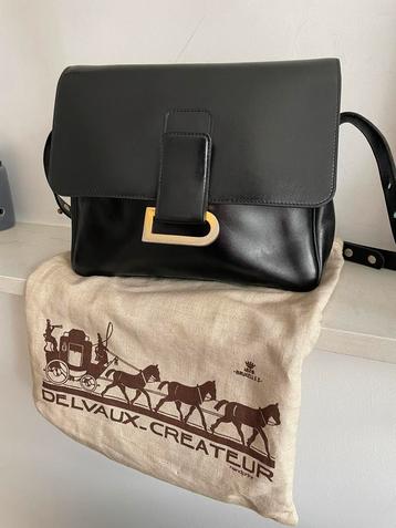 Handtas Delvaux - zwart - poirier, Handtassen en Accessoires, Ophalen, Zwart, Handtas