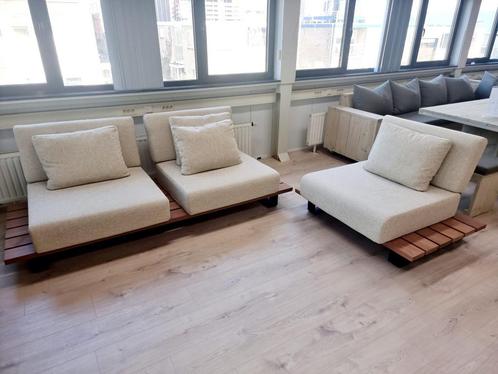 STEIGERHOUT SHOWROOM LEEGVERKOOP TOT WEL 80% KORTING TUINSET, Tuin en Terras, Tuinsets en Loungesets, Gebruikt, Loungeset, Steigerhout