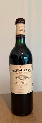 Chateau le pey medoc 2003, Verzamelen, Wijnen, Ophalen of Verzenden, Zo goed als nieuw