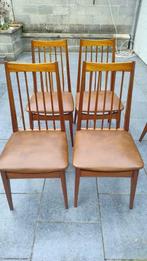 Chaises vintage mid century, Maison & Meubles, Chaises, Autres couleurs, Vintage, Enlèvement, Bois
