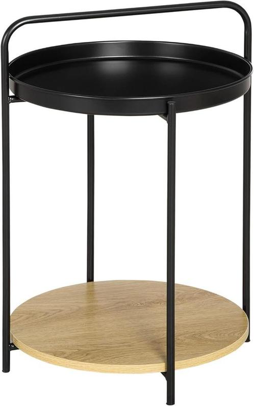 Ronde bijzettafel, bijzettafel, nachtkastje, Huis en Inrichting, Tafels | Salontafels, Nieuw, 50 tot 75 cm, Minder dan 50 cm, Minder dan 50 cm