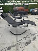 tuinstoel (schommelstoel), Ophalen, Zo goed als nieuw, Aluminium, Inklapbaar
