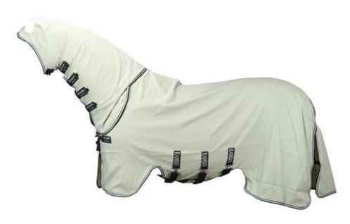 Rambo Horseware Eczeemdeken Sweet Itch Hoody Lichtgroen, Dieren en Toebehoren, Paarden en Pony's | Dekens en Dekjes, Zo goed als nieuw