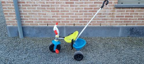 driewieler Smoby met duwstang, Fietsen en Brommers, Fietsen | Driewielers, Gebruikt, Duwstang, Ophalen