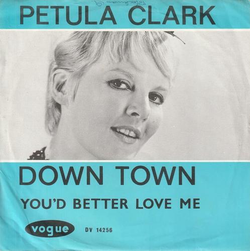 Petula Clark - Downtown - %, Cd's en Dvd's, Vinyl Singles, Gebruikt, Single, Pop, 7 inch, Verzenden