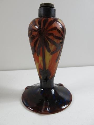 Pied de lampe Art Déco Charder Le verre Francaise Charles Sc