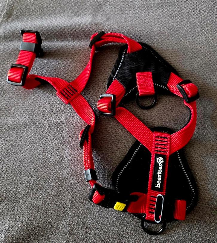 3 puppy harnassen, Dieren en Toebehoren, Hondenriemen, Zo goed als nieuw, Ophalen