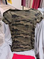 Klein lang t-shirt met militair patroon van Coolcat Occas., Kleding | Heren, T-shirts, Ophalen of Verzenden, Groen, Maat 46 (S) of kleiner