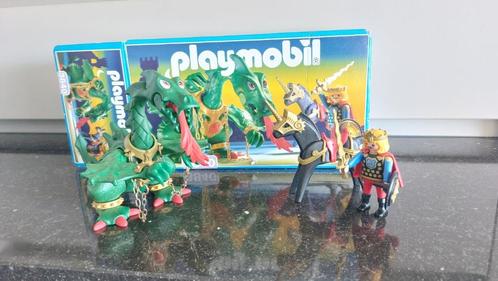 PLAYMOBIL - Groene draak met prins - 3840 : OPEN, Kinderen en Baby's, Speelgoed | Playmobil, Zo goed als nieuw, Complete set, Ophalen of Verzenden