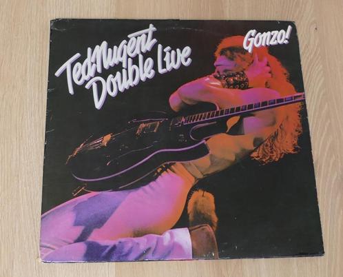 2LP  Ted Nugent ‎– Double Live Gonzo!, Cd's en Dvd's, Vinyl | Hardrock en Metal, Gebruikt, Ophalen of Verzenden
