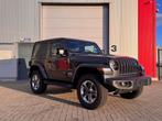 jeep Wrangler Sahara 2.2 MultiJet II 200 4x4 AT8 (BJ 2020), Auto's, Automaat, 4 cilinders, Cabriolet, Leder