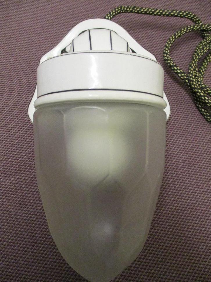 VINTAGE DUITSE WAND / SPIEGELLAMP in KERAMIEK, Antiek en Kunst, Antiek | Keramiek en Aardewerk, Ophalen of Verzenden