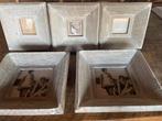 5 houten kaders, Enlèvement ou Envoi, Comme neuf