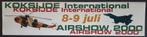 Belgian Air Force banner zelfkever airshow 2000 Koksijde, Verzenden, Luchtmacht, Foto of Poster