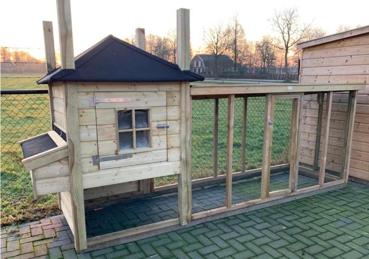 Op de kop van meesterwerk Van toepassing zijn Vind kippenhok met ren | Pluimvee Te Koop | 2dehands