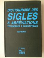 6. Dictionnaire des Sigles & Abréviations techniques et sci, Comme neuf, Autres éditeurs, Français, Envoi