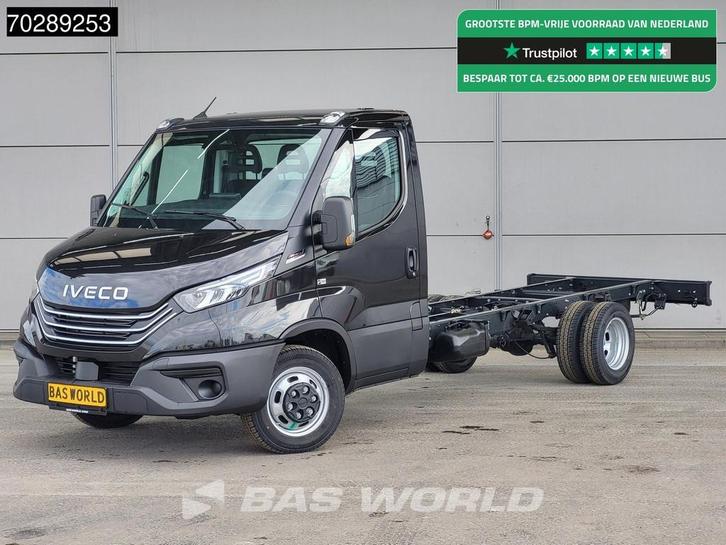 Iveco Daily 35C21 Automaat Chassis Cabine 410WB ACC LED Park, Auto's, Bestelwagens en Lichte vracht, Bedrijf, Te koop, Centrale vergrendeling