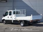 Iveco Daily 35C16 3.0L Open Laadbak met Kist Dubbel Cabine D, Auto's, Stof, Gebruikt, Euro 6, 4 cilinders