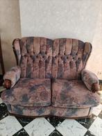 Salon in stof 2 tweezitters, Huis en Inrichting, Ophalen, Stof