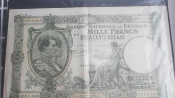 Billet de 1000 francs, Enlèvement ou Envoi