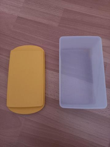 Tupperware botervloot en crousti party voor appelflappen, Enlèvement ou Envoi, Comme neuf, Orange