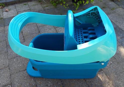 Leifheit Profi XL uitwringpers met wieltjes + steel, Huis en Inrichting, Schoonmaakartikelen, Dweilemmer, -bak, of -wagen, Ophalen