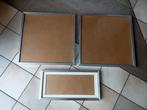 Lot de 3 cadres Ikea gris aluminium, Audio, Tv en Foto, Fotografie | Fotolijsten, Ophalen of Verzenden, Zo goed als nieuw
